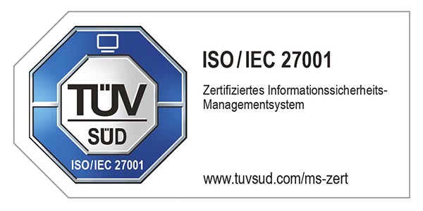 ISO/IEC 27001 Zertifizierung" title="ISO/IEC 27001 Zertifizierung