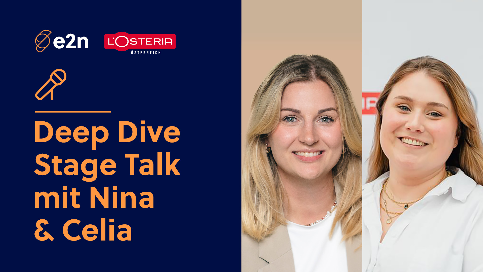 Deep Dive Talk Automatisierte Abrechnungsprozesse bei der L'Osteria Österreich mit Celia und Nina